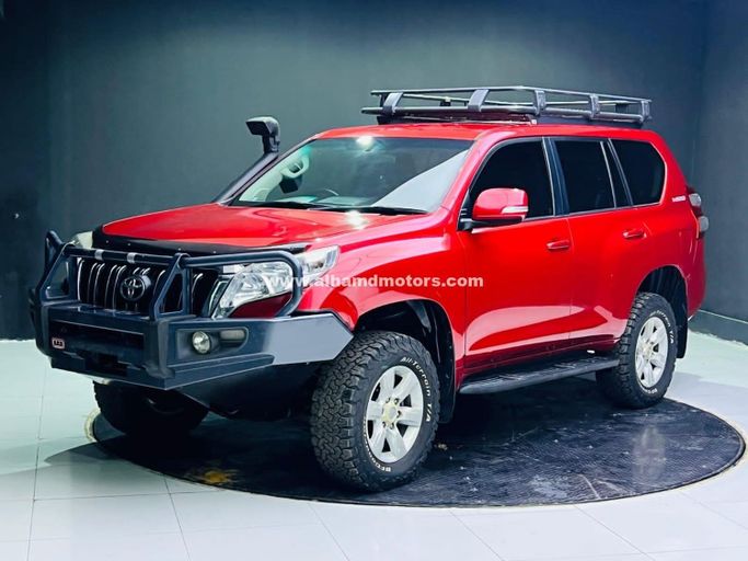 Подержанный Toyota Land Cruiser Prado 150 Series Рестайлинг 1, 2.8 л, 2016 в Дубае от Alhamd Motors Красный цвет.  | AUTO.AE | Объявление #258928