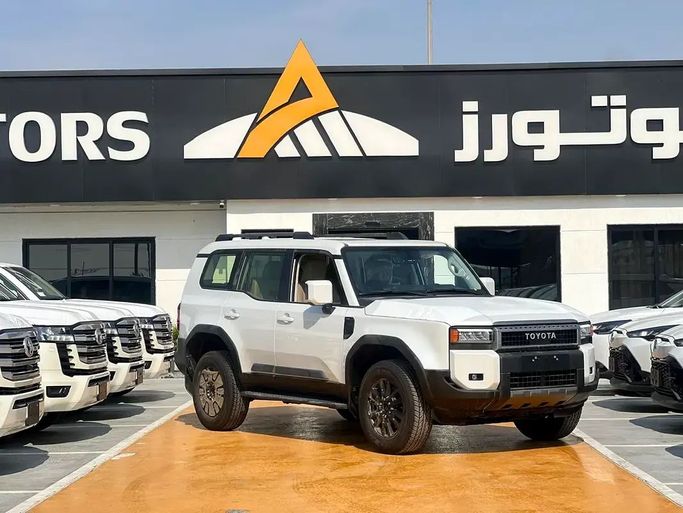 New Toyota Land Cruiser Prado 250 Series, 2.4 l, 2026 in Dubai by ANDIAMO MOTORS FZE, White color. GCC Specs | AUTO.AE | Listing #259543