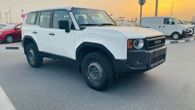 New Toyota Land Cruiser Prado 250 Series, 2.4 l, 2025 in Dubai by Atlantis Motors FZE, White color. GCC Specs | AUTO.AE | Listing #266663