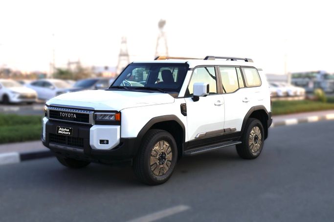 جديدة Toyota Land Cruiser Prado سلسلة 250, 2.8 l, 2026 في في الإمارات, دبي من ALPHA MOTORS FZE، اللون أبيض. مواصفات الخليج | AUTO.AE | إعلان #275716