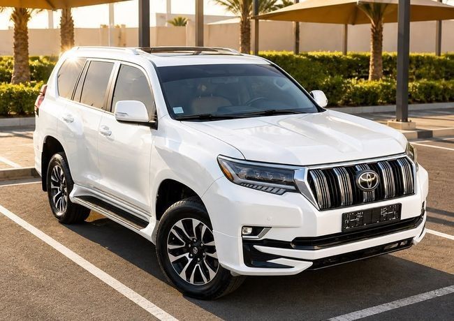 Подержанный Toyota Land Cruiser Prado 150 Series Рестайлинг 2, 4.0 л, 2020 в ОАЭ, Дубай от WORLDLINK AUTOMOBILE FZE Белый цвет. GCC | AUTO.AE | Объявление #276989