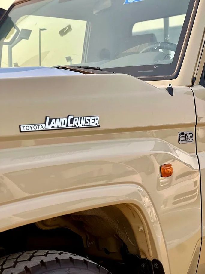 New Toyota Land Cruiser 70 Series Facelift 2, 4.0 l, 2025 in Dubai by ANDIAMO MOTORS FZE, Golden color. Other | AUTO.AE