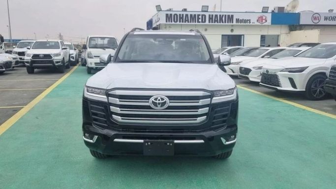 New Toyota Land Cruiser 300 Series, 3.4 l, 2023 in Dubai by Mohamed Hakim Motors, Black color. GCC Specs | AUTO.AE