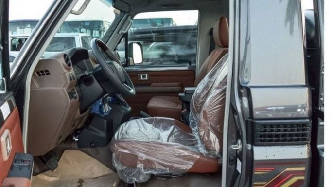 New Toyota Land Cruiser 70 Series Facelift 2, 2.8 l, 2024 in Dubai by Mohamed Hakim Motors, Black color. GCC Specs | AUTO.AE