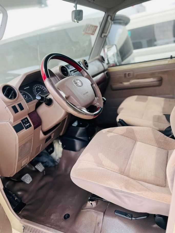New Toyota Land Cruiser 70 Series Facelift 1, 4.0 l, 2022 in Dubai by Mohamed Hakim Motors, Beige color. GCC Specs | AUTO.AE