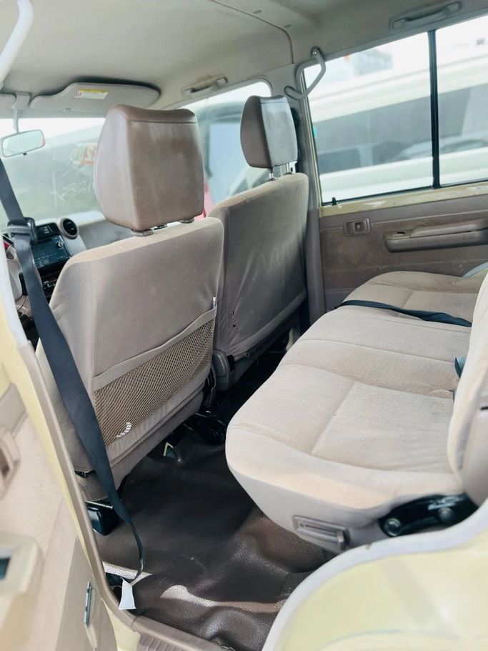 New Toyota Land Cruiser 70 Series Facelift 1, 4.0 l, 2022 in Dubai by Mohamed Hakim Motors, Beige color. GCC Specs | AUTO.AE