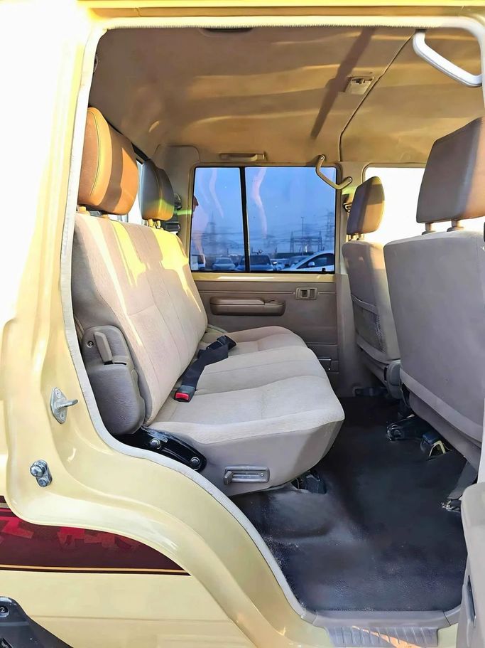 New Toyota Land Cruiser 70 Series Facelift 1, 4.0 l, 2018 in Dubai by SK Motors, Beige color. GCC Specs | AUTO.AE