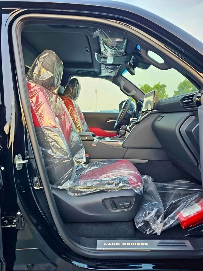 New Toyota Land Cruiser 300 Series, 3.4 l, 2025 in Dubai by SK Motors, Black color. GCC Specs | AUTO.AE