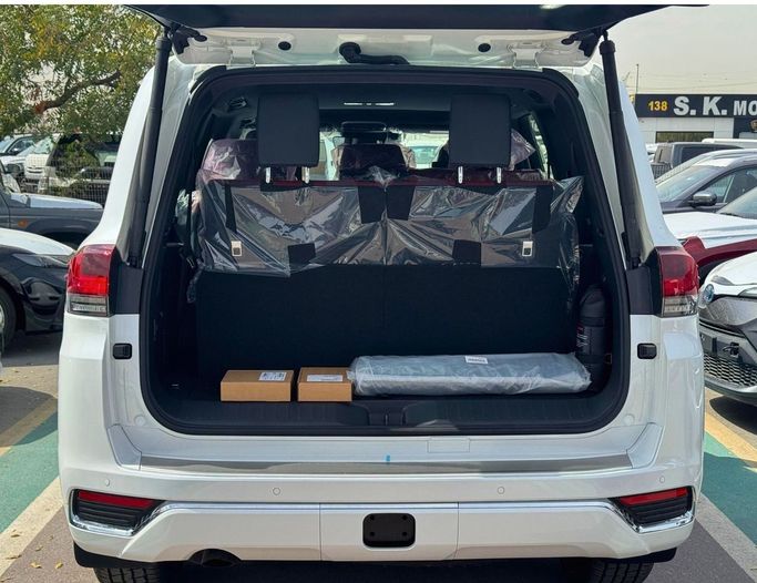 New Toyota Land Cruiser 300 Series, 3.4 l, 2025 in Dubai by SK Motors, White color. GCC Specs | AUTO.AE