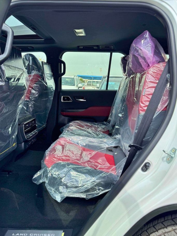 New Toyota Land Cruiser 300 Series, 3.4 l, 2025 in Dubai by SK Motors, White color. GCC Specs | AUTO.AE