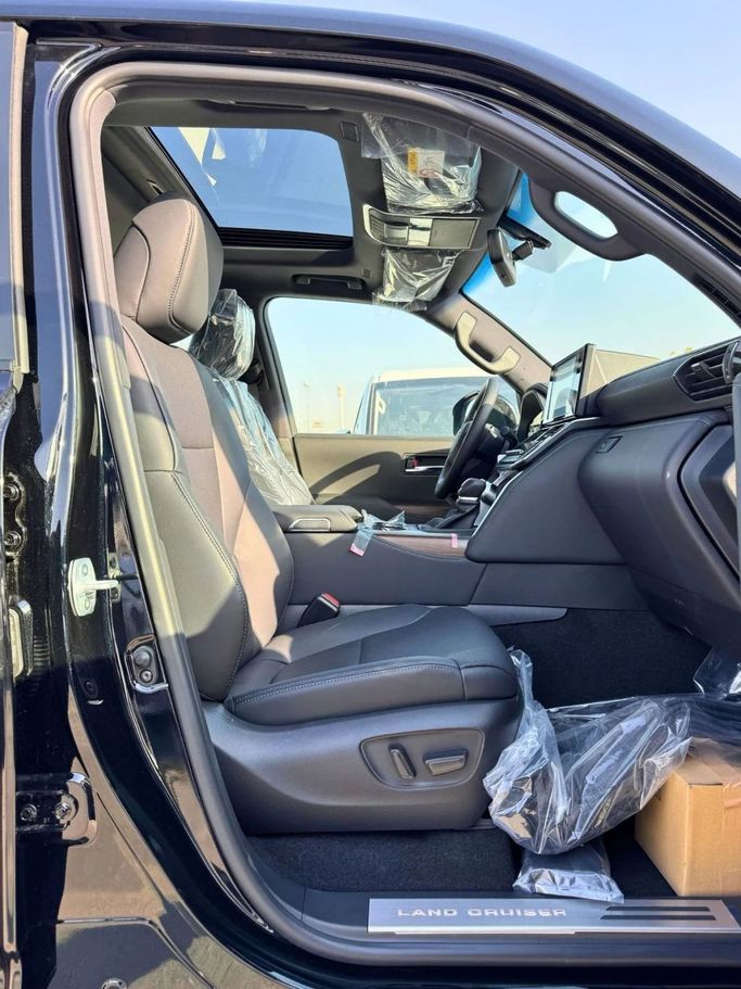 New Toyota Land Cruiser 300 Series, 4.0 l, 2025 in Dubai by SK Motors, Black color. GCC Specs | AUTO.AE