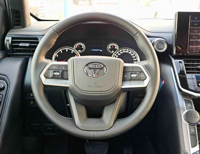 New Toyota Land Cruiser 300 Series, 3.4 l, 2025 in Dubai by SK Motors, Black color. GCC Specs | AUTO.AE