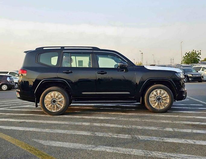 New Toyota Land Cruiser 300 Series, 3.4 l, 2025 in Dubai by SK Motors, Black color. GCC Specs | AUTO.AE