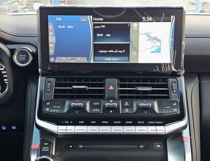 New Toyota Land Cruiser 300 Series, 3.4 l, 2024 in Dubai by SK Motors, White color. GCC Specs | AUTO.AE