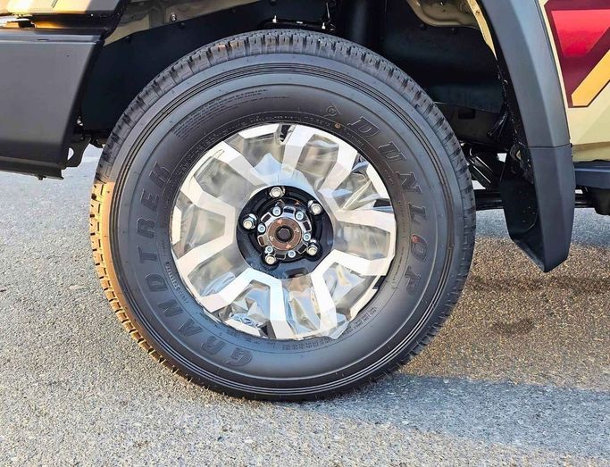 New Toyota Land Cruiser 70 Series Facelift 2, 4.0 l, 2024 in Dubai by SK Motors, Beige color. GCC Specs | AUTO.AE