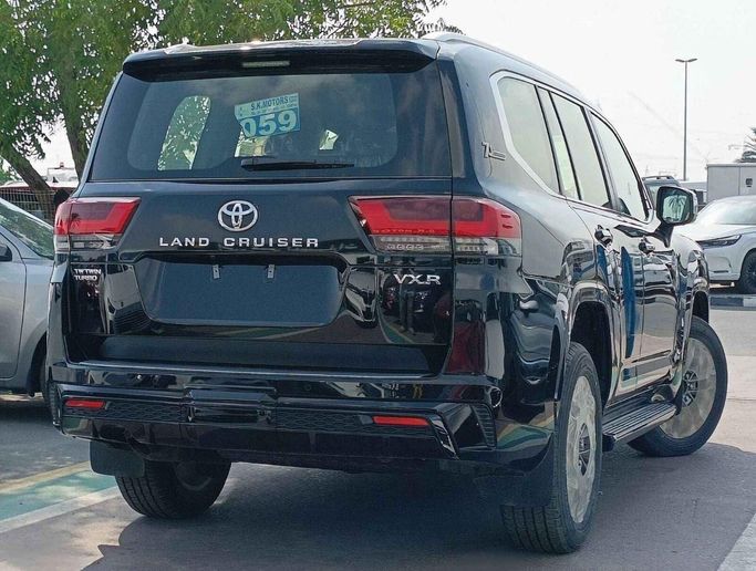 New Toyota Land Cruiser 300 Series, 3.3 l, 2022 in Dubai by SK Motors, Black color. GCC Specs | AUTO.AE