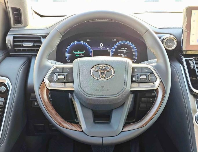 New Toyota Land Cruiser 300 Series, 3.4 l, 2025 in Dubai by SK Motors, Black color. GCC Specs | AUTO.AE