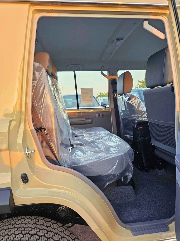 New Toyota Land Cruiser 70 Series Facelift 2, 4.0 l, 2025 in Dubai by SK Motors, White color. GCC Specs | AUTO.AE