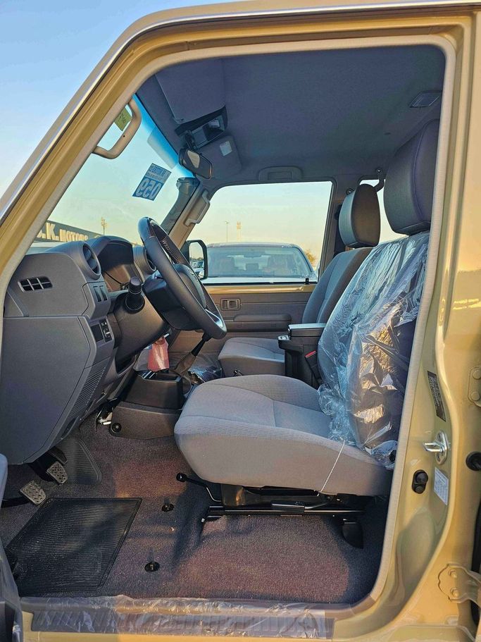 New Toyota Land Cruiser 70 Series Facelift 2, 4.0 l, 2025 in Dubai by SK Motors, White color. GCC Specs | AUTO.AE