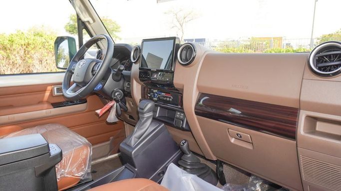 New Toyota Land Cruiser 70 Series Facelift 2, 4.0 l, 2025 in Dubai by Najem Motors, White color. GCC Specs | AUTO.AE