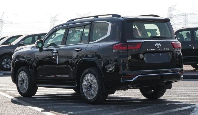New Toyota Land Cruiser 300 Series, 4.0 l, 2024 in Dubai by Najem Motors, Black color. GCC Specs | AUTO.AE