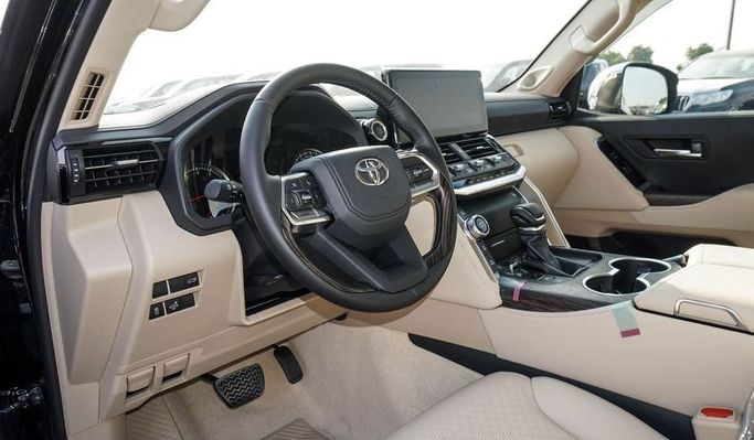 New Toyota Land Cruiser 300 Series, 4.0 l, 2024 in Dubai by Najem Motors, Black color. GCC Specs | AUTO.AE