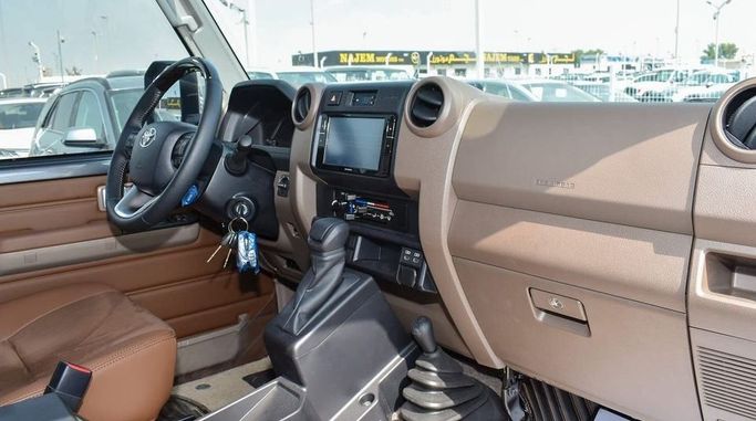 New Toyota Land Cruiser 70 Series Facelift 2, 4.0 l, 2024 in Dubai by Najem Motors, Grey color. GCC Specs | AUTO.AE