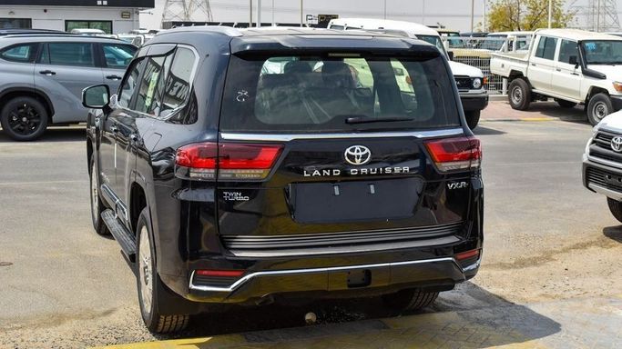 New Toyota Land Cruiser 300 Series, 3.4 l, 2024 in Dubai by Najem Motors, Black color. GCC Specs | AUTO.AE