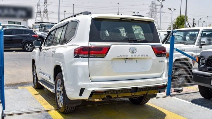 New Toyota Land Cruiser 300 Series, 3.4 l, 2024 in Dubai by Najem Motors, White color. GCC Specs | AUTO.AE