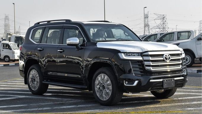 New Toyota Land Cruiser 300 Series, 4.0 l, 2024 in Dubai by Najem Motors, Black color. GCC Specs | AUTO.AE