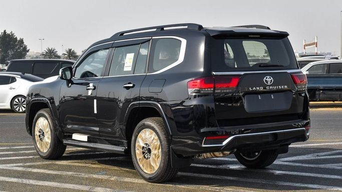 New Toyota Land Cruiser 300 Series, 4.0 l, 2024 in Dubai by Najem Motors, Black color. GCC Specs | AUTO.AE