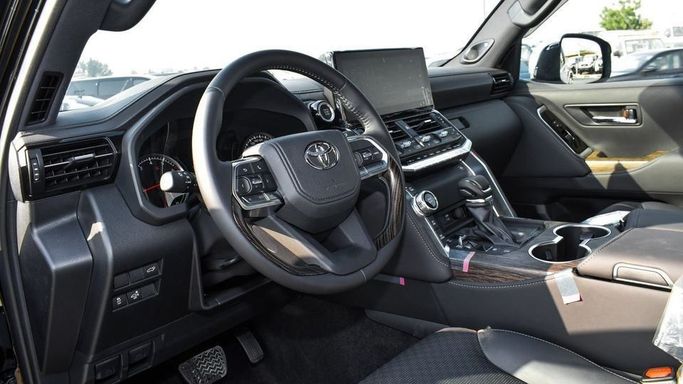 New Toyota Land Cruiser 300 Series, 4.0 l, 2024 in Dubai by Najem Motors, Black color. GCC Specs | AUTO.AE