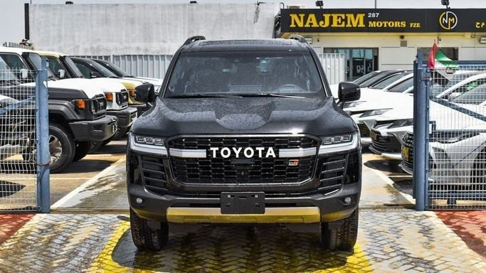 New Toyota Land Cruiser 300 Series, 3.4 l, 2024 in Dubai by Najem Motors, Black color. GCC Specs | AUTO.AE