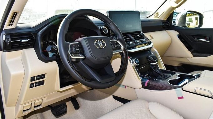 New Toyota Land Cruiser 300 Series, 4.0 l, 2023 in Dubai by Najem Motors, White color. GCC Specs | AUTO.AE