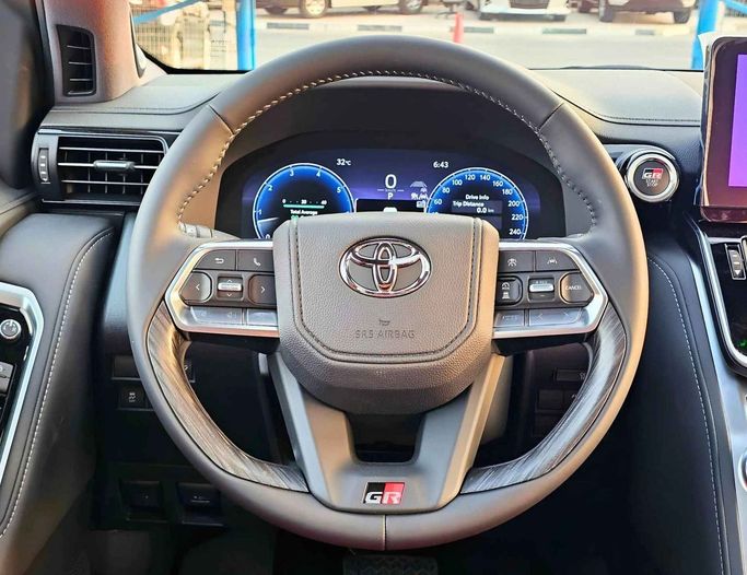 New Toyota Land Cruiser 300 Series, 3.4 l, 2025 in Dubai by SK Motors, Black color. GCC Specs | AUTO.AE