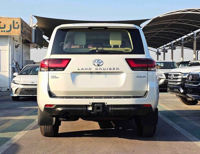 New Toyota Land Cruiser 300 Series, 3.4 l, 2024 in Dubai by SK Motors, White color. GCC Specs | AUTO.AE