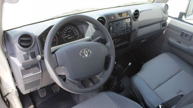 New Toyota Land Cruiser 70 Series Facelift 2, 4.5 l, 2023 in Dubai by Falcons GT Motors FZCO, White color. European Specs | AUTO.AE