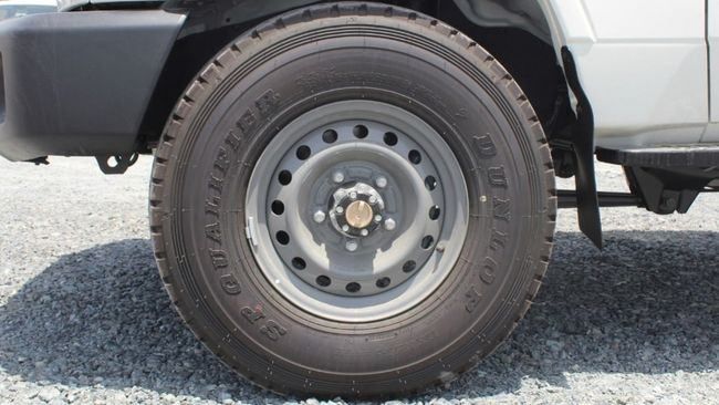 New Toyota Land Cruiser 70 Series Facelift 2, 4.5 l, 2023 in Dubai by Falcons GT Motors FZCO, White color. European Specs | AUTO.AE