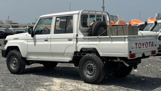 New Toyota Land Cruiser 70 Series Facelift 2, 4.0 l, 2024 in Dubai by Falcons GT Motors FZCO, White color. European Specs | AUTO.AE