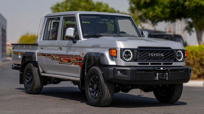 New Toyota Land Cruiser 70 Series Facelift 2, 2.8 l, 2025 in Dubai by Milele, Silver color. Other | AUTO.AE