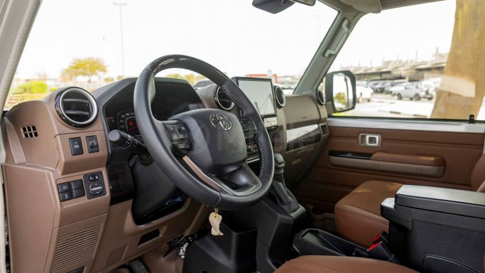 New Toyota Land Cruiser 70 Series Facelift 2, 2.8 l, 2025 in Dubai by Milele, Silver color. Other | AUTO.AE