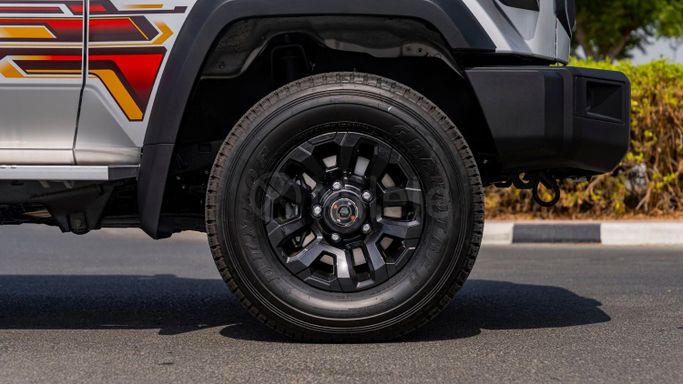 New Toyota Land Cruiser 70 Series Facelift 2, 2.8 l, 2025 in Dubai by Milele, Silver color. Other | AUTO.AE