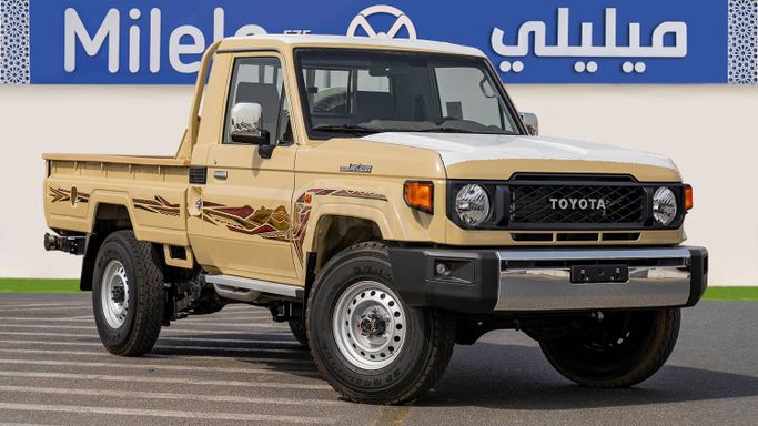 New Toyota Land Cruiser 70 Series Facelift 2, 4.5 l, 2025 in Dubai by Milele, Beige color. Other | AUTO.AE