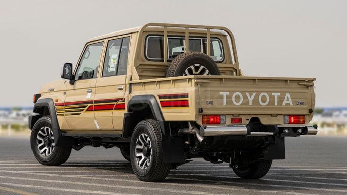 New Toyota Land Cruiser 70 Series Facelift 2, 2.8 l, 2025 in Dubai by Milele, Beige color. Other | AUTO.AE