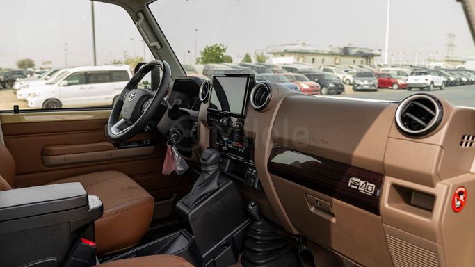 New Toyota Land Cruiser 70 Series Facelift 2, 2.8 l, 2025 in Dubai by Milele, Beige color. Other | AUTO.AE