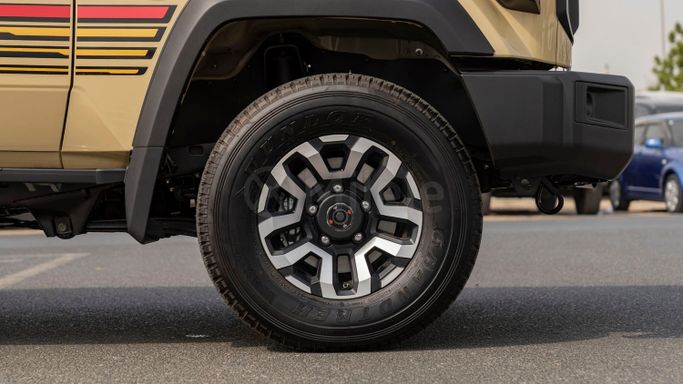 New Toyota Land Cruiser 70 Series Facelift 2, 2.8 l, 2025 in Dubai by Milele, Beige color. Other | AUTO.AE