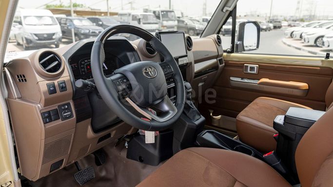 New Toyota Land Cruiser 70 Series Facelift 2, 2.8 l, 2025 in Dubai by Milele, Beige color. Other | AUTO.AE