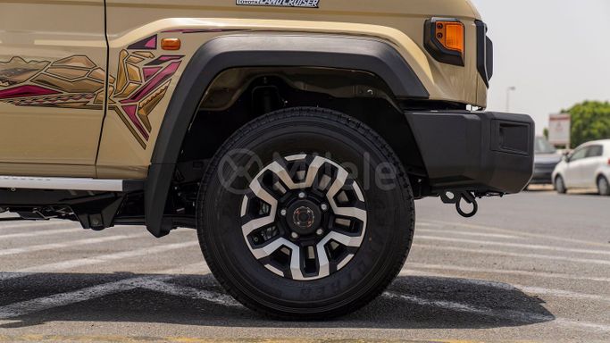 New Toyota Land Cruiser 70 Series Facelift 2, 2.8 l, 2025 in Dubai by Milele, Beige color. Other | AUTO.AE