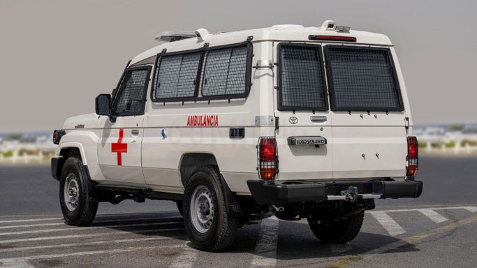 New Toyota Land Cruiser 70 Series Facelift 2, 2.8 l, 2025 in Dubai by Milele, White color. Other | AUTO.AE