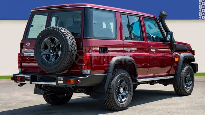 New Toyota Land Cruiser 70 Series Facelift 2, 2.8 l, 2025 in Dubai by Milele, Red color. Other | AUTO.AE